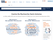 Tablet Screenshot of cdr-saint-antoine.fr